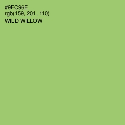 #9FC96E - Wild Willow Color Image